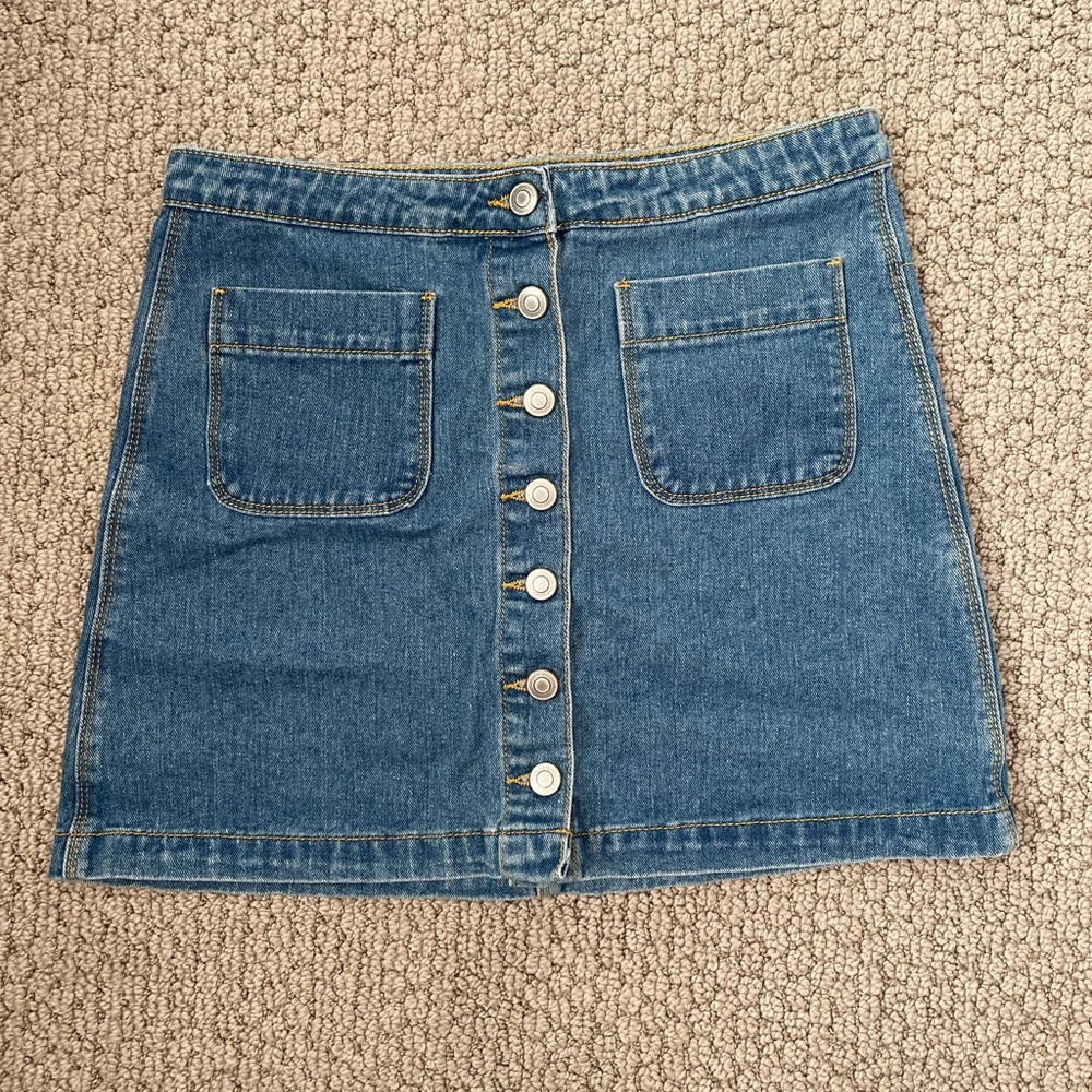 Brandy Melville Button Skirt